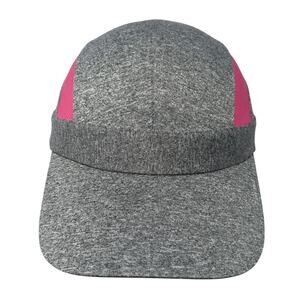 Hind Strapback Hat Heather Gray One Size Adjustable Colorblock Blank